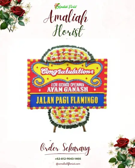 Sewa Papan Bunga Palas